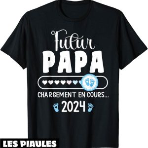 T-Shirt Futur Papa Papa En Cours Annonce Grossesse
