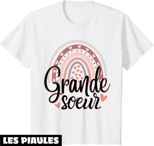 T-Shirt Grande Soeur Enfant Annonce Grossesse Surprise