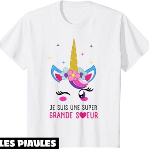 T-Shirt Grande Soeur Naissance Petit Frere Petite Soeur