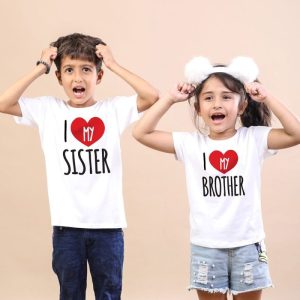 T Shirt I Love My Sister Brother 3