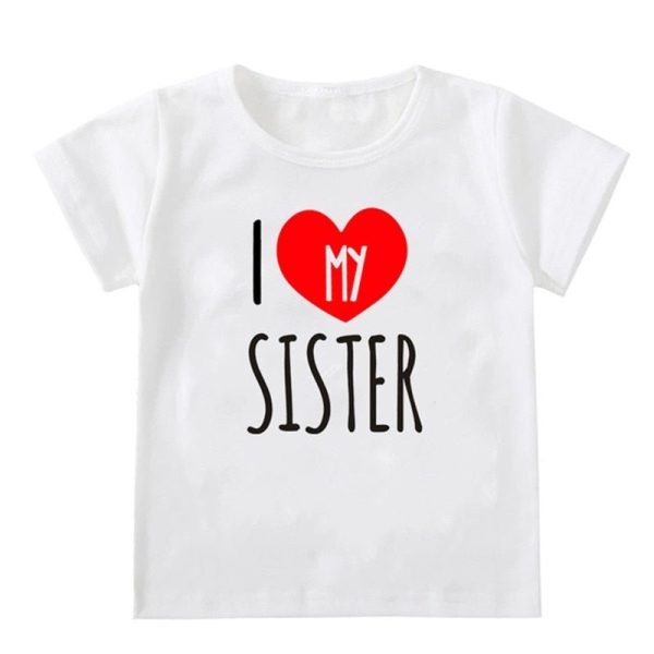 T-Shirt I Love My Sister  Brother