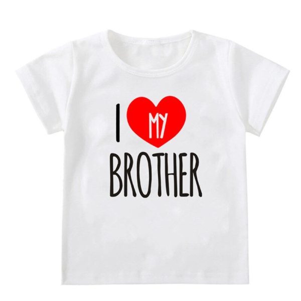T-Shirt I Love My Sister  Brother