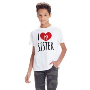 T Shirt I Love My Sister Brother 7