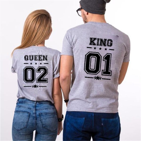 T Shirt King Queen Couple