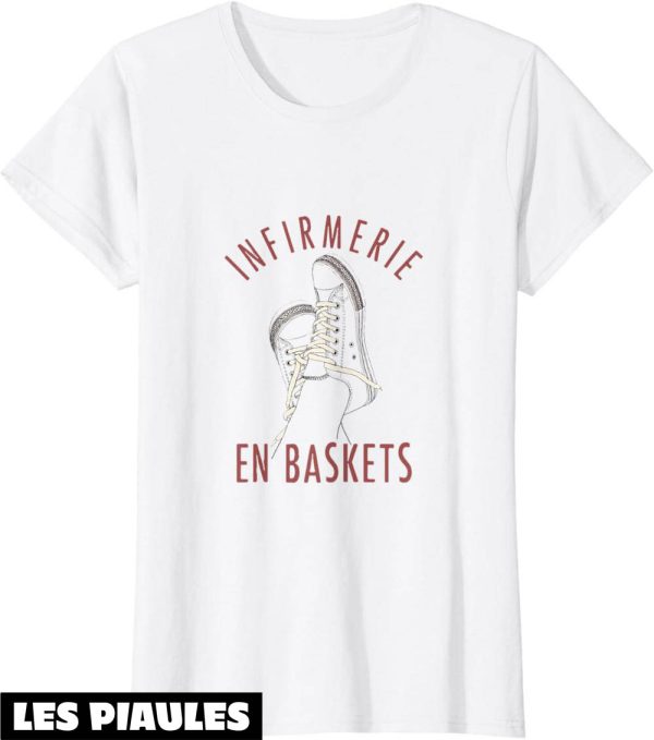 T-Shirt Mademoiselle En Basket Infirmerie En Baskets