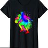 T-Shirt Mademoiselle En Basket Panier Basketteuse Graphisme