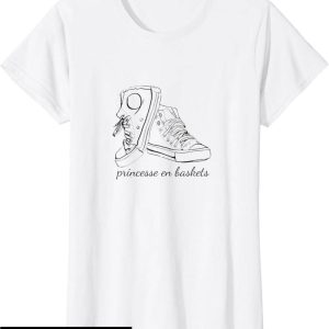 T-Shirt Mademoiselle En Basket Princesse En Baskets