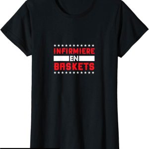T-Shirt Mademoiselle En Basket Une Infirmiere En Baskets