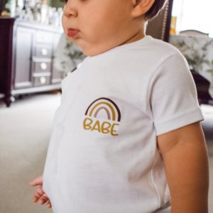 T Shirt Mama Fille Arc en Ciel