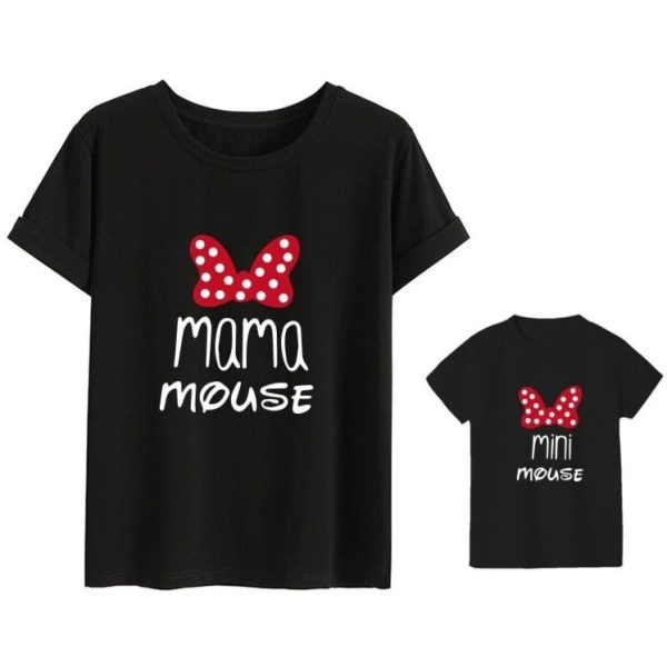 T-Shirt Mama Mouse & Mini Mouse