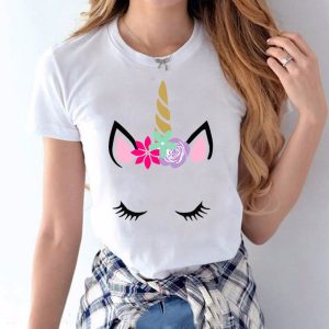 T Shirt Maman Fille Licorne 3
