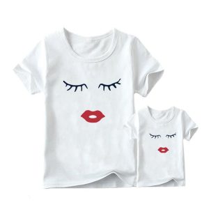 T Shirt Maman Fille Maquillee