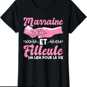 T-Shirt Marraine Filleul Un Lien Pour La Vie