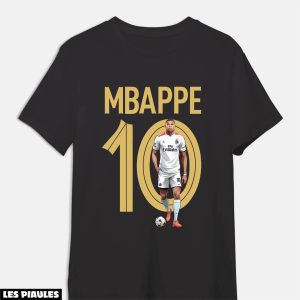 T-Shirt Mbappe Au Paris Saint-Germain PSG Footballeur T-Shirt Mbappe Au Paris Saint-Germain PSG Footballeur
