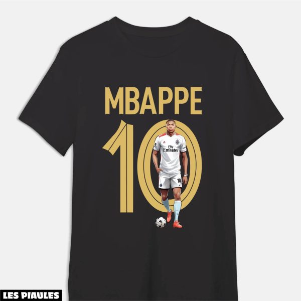 T-Shirt Mbappe Au Paris Saint-Germain PSG Footballeur