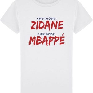T-Shirt Mbappe Football Coupe Du Monde Zidane Footballeur T-Shirt Mbappe Football Coupe Du Monde Zidane Footballeur