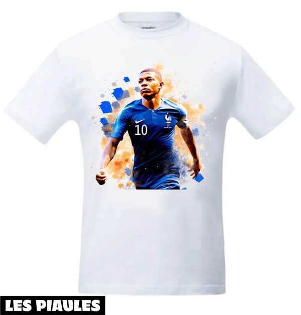 T-Shirt Mbappe For Fans Football Soccer Paris Saint-Germain