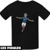 T-Shirt Mbappe Motif Dessin Anime Footballeur International