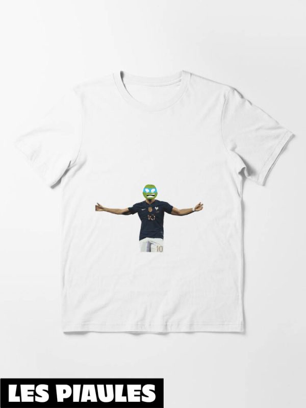 T-Shirt Mbappe Ninja Turtle Footballeur International