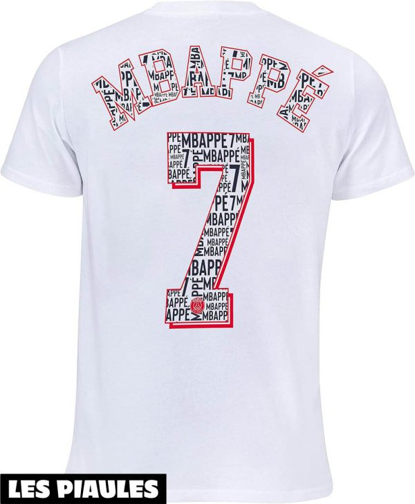 T-Shirt Mbappe Paris Saint-Germain PSG Collection Officielle