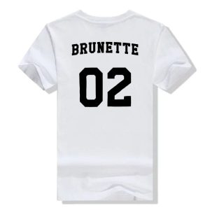 T-Shirt Meilleure Amie Blonde Brunette