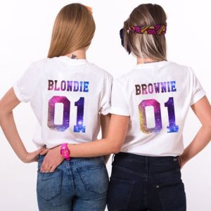 T-Shirt Meilleure Amie Blondie Brownie 01 2 T Shirt Meilleure Amie Blondie Brownie 01 3