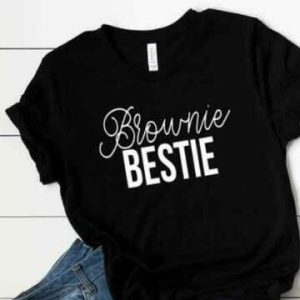 T Shirt Meilleure Amie Blondie Brownie Bestie