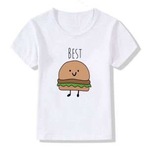 T Shirt Meilleure Amie Burger Frite 3