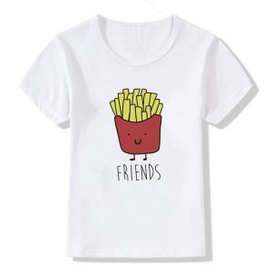 T Shirt Meilleure Amie Burger Frite 4