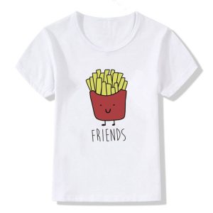 T Shirt Meilleure Amie Burger Frite 5