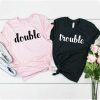 T-Shirt Meilleure Amie Double Trouble