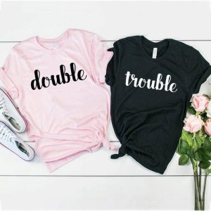 T-Shirt Meilleure Amie Double Trouble T-Shirt Meilleure Amie Double Trouble