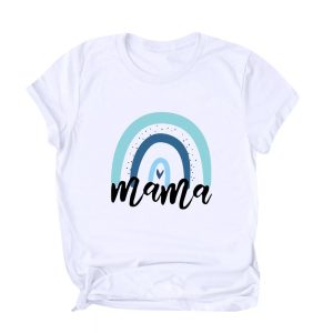 T Shirt Meme pour Mere et Fille Arc en Ciel