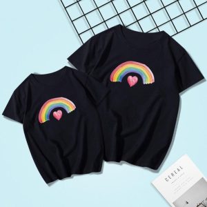 T Shirt Mere Fille Arc En Ciel 3 T Shirt Mere Fille Arc En Ciel 4