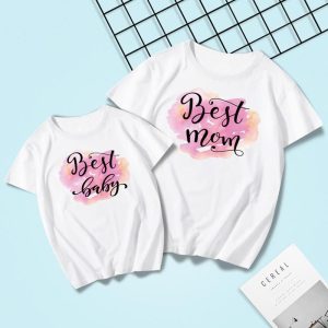 T Shirt Mere Fille Best Mom Best Baby 3