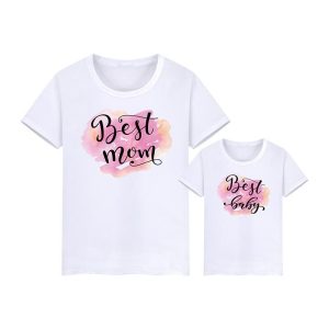 T Shirt Mere Fille Best Mom Best Baby 4