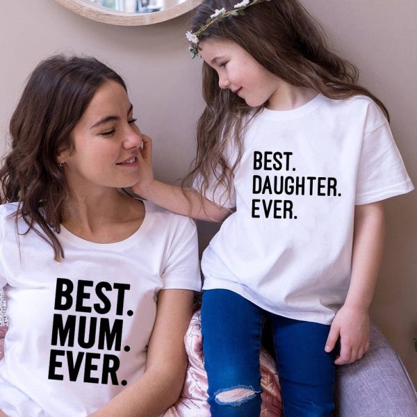 T Shirt Mere Fille Best Mom Ever