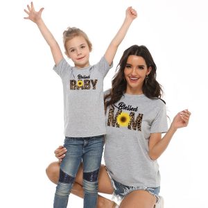 T Shirt Mere Fille Blessed Mom 2 T Shirt Mere Fille Blessed Mom 3
