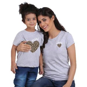 T Shirt Mere Fille Coeur Leopard 3 T Shirt Mere Fille Coeur Leopard 4