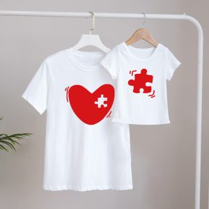 T Shirt Mere Fille Coeur Puzzle 2 T Shirt Mere Fille Coeur Puzzle 3
