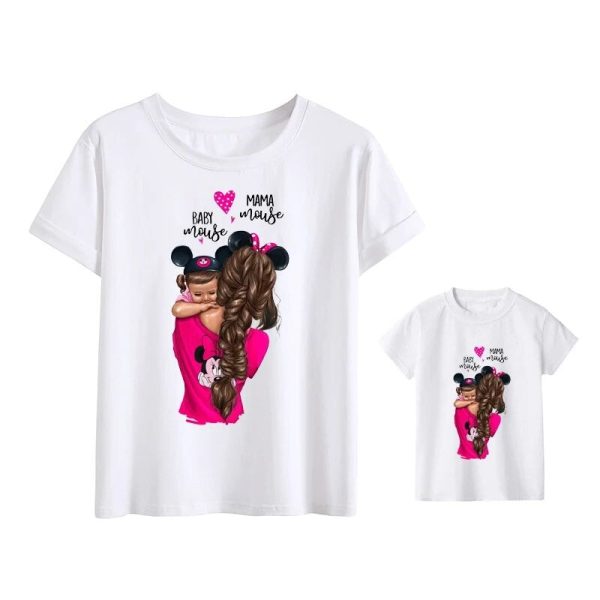 T Shirt Mere Fille Disney Mickey