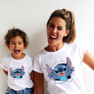 T Shirt Mere Fille Disney Stitch T Shirt Mere Fille Disney Stitch