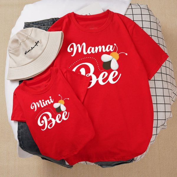 T Shirt Mere Fille Mama Bee
