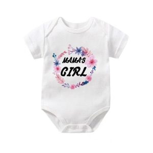 T Shirt Mere Fille Mama Girl Floral 7