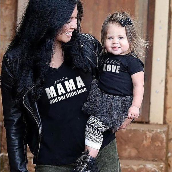 T Shirt Mere Fille Mama Little Love