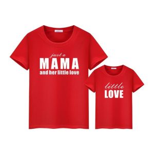 T Shirt Mere Fille Mama Little Love 3