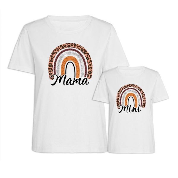 T Shirt Mere Fille Mama Mini Guepard