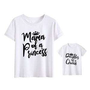 T-Shirt Mere Fille Princesse 2 T Shirt Mere Fille Princesse 3