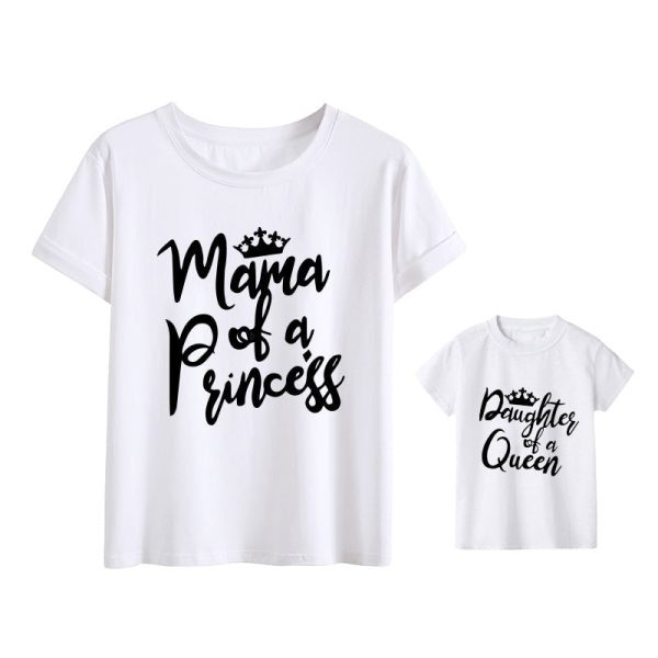 T-Shirt Mere Fille Princesse