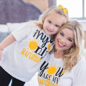 T Shirt Mere Fille Rayon de Soleil T Shirt Mere Fille Rayon de Soleil